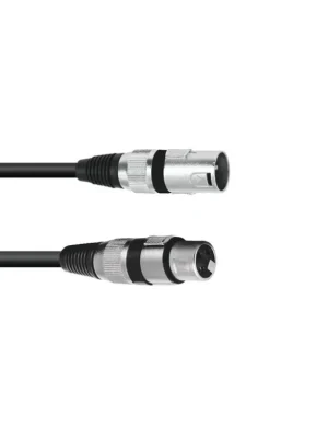 Omnitronic propojovací kabel XLR / XLR, 0,5 m, černý Víkendová Akce