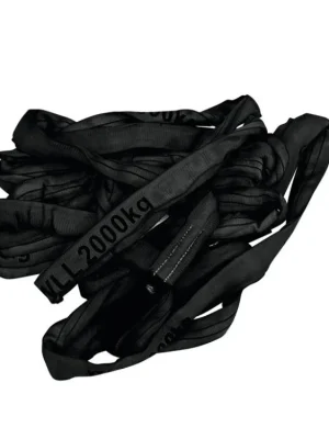 Pás vázací 1 m, nosnost 2000 kg, černý Výhodná Nabídka