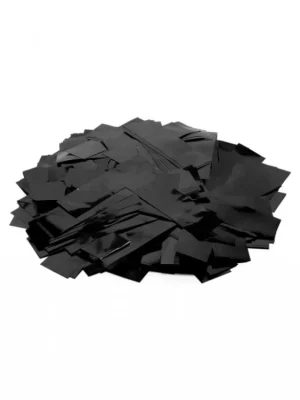 Tcm Fx metalické obdélníkové konfety 55x18mm, černé, 1kg Nízká Cena