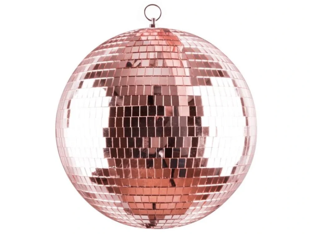 Expresní Doručení Zrcadlová koule 30cm, růžová