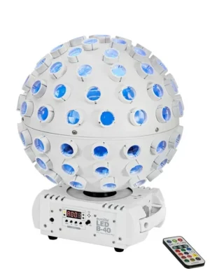 Eurolite LED B-40, 5x10W HCL efekt, DMX, bílý, MK2 Akční Nabídka