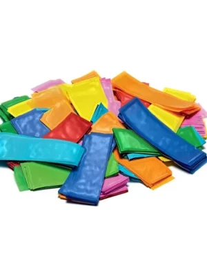 Oblíbený Tcm Fx metalické obdélníkové konfety 55x18mm, barevné, 1kg