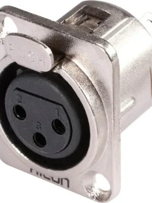 Výhodná Nabídka HICON X3DF XLR panelový konektor - samice