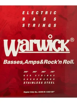 Vrácení Zdarma WARWICK 42200 M Red Label struny na baskytaru M - .045 .065 .085 .105