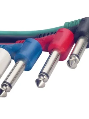 Značkový Stagg SPC015L E, kabely propojovací 6x JACK/JACK, 0,15m