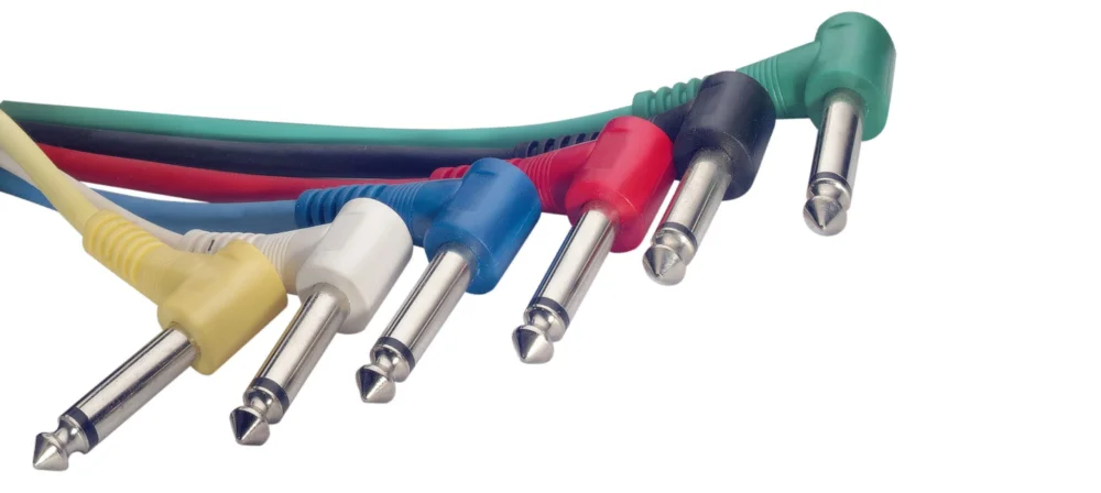 Značkový Stagg SPC015L E, kabely propojovací 6x JACK/JACK, 0,15m