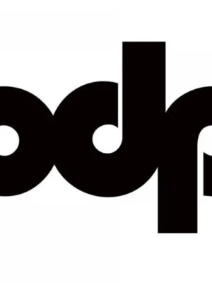 Značkový LOGO PDP samolepící, černé