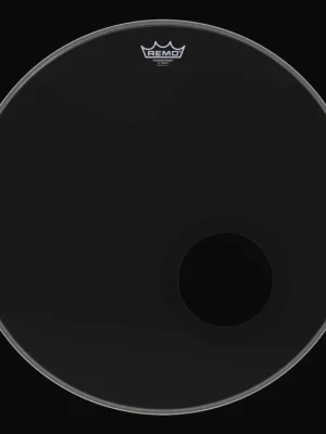 REMO POWERSTROKE 3 EBONY 22"+otvor 5" Hit Sezóny