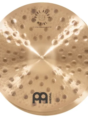 Super Cena MEINL Pure Alloy Extra Hammered Hi-hat 15"