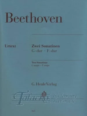 2 Sonatinas for Piano F major and G major Anh. 5 Výprodej