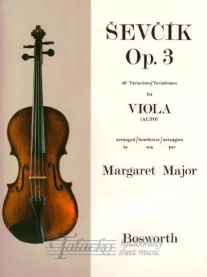 40 Variations op. 3 (Viola) Originální
