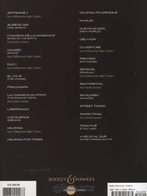 25 Piazzollas Tangos For Violin And Piano Objednat Nyní