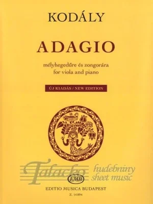 Adagio for viola and piano Nízká Cena