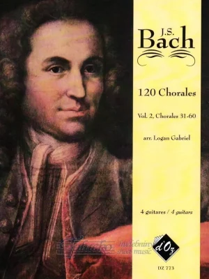 120 Chorales pour 4 guitares vol. 2 Vysoce Kvalitní