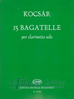 15 Bagatelle per clarinetto solo Akce