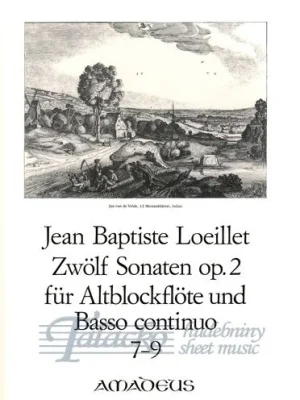Zwölf Sonaten op. 2 für Altblockflöte und Basso continuo (7-9) Bezpečná Platba
