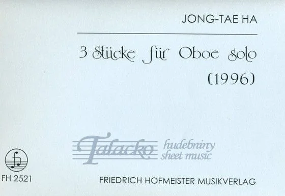 3 stücke für Oboe solo Hit Sezóny