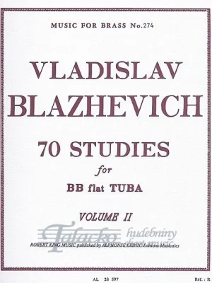 70 Studies for BB flat Tuba Volume 2 Akce
