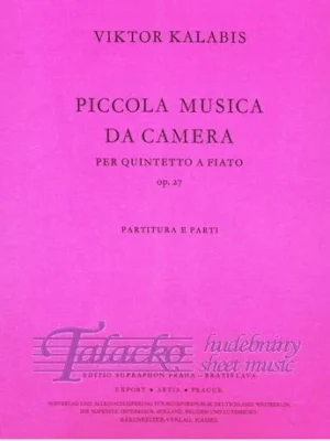 Značkový Malá komorní hudba pro dechový kvintet op. 27