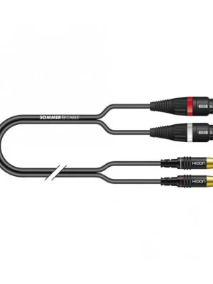 Sommer Cable IC Onyx 2x0,25qmm, Black, 2,50m Autentický