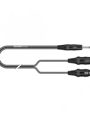 Sommer Cable IC Onyx 2x0,25qmm, Black, 5,00m Finální Výprodej