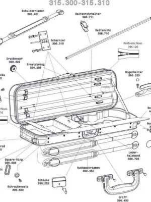 Doprava Zdarma Tvarové pouzdro pro housle JAEGER Prestige