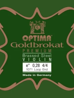 Optima struny pro housle Goldbrokat Premium - motaženo posazí Jen Po Omezenou Doba