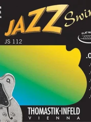 Značkový Thomastik struny E-kytaru Jazz Swing série Nickel Flat Wound