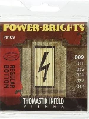 Tovární Cena Thomastik struny E-kytaru Power Brights Series