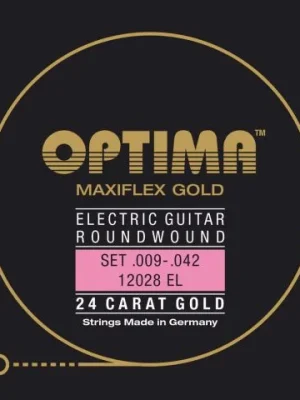 Struny pro E-kytaru Gold Strings. Maxiflex Super Cena