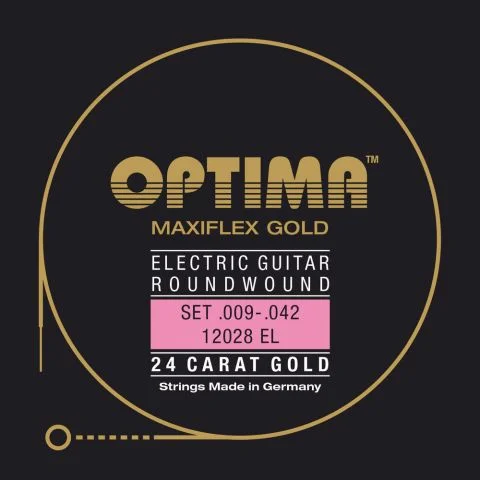 Struny pro E-kytaru Gold Strings. Maxiflex Super Cena