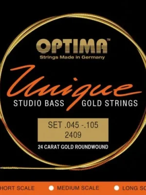 Optima struny pro E-bas Unique Studio Gold Strings Vrácení Zdarma