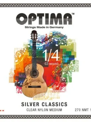 Optima struny pro klasickou kytaru SILVER CLASSICS - dětská kytara Nejlepší Volba