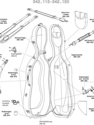 Pouzdro pro čelo Idea Originál Karbon 2.9 Autentický