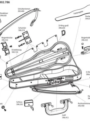 Náhradní díly - Tvarové pouzdro pro housle Strato Super Light Weight Objednat Nyní