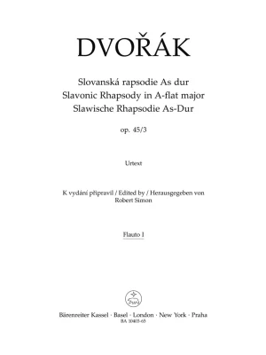 Sleva Slovanská rapsodieAs Dur op. 45/3