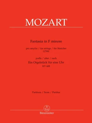 Akce Fantasia in F minore pro smyčce podle Ein Orgelstück für eine Uhr KV 608