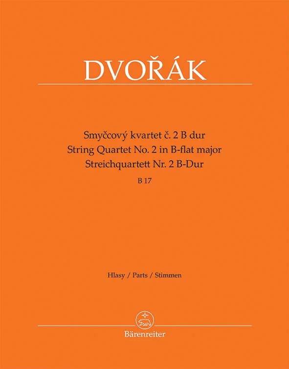 Smyčcový kvartet č. 2 B dur (B 17) Omezená Nabídka