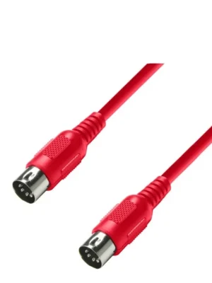 Adam Hall Kabel MIDI DIN 5 1,5m Red Akční Nabídka