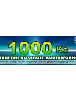 Bezpečná Platba Dárkový poukaz Audioworks v hodnotě 1000 Kč