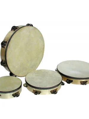 Ověřený Goldon tamburína s blánou a činelky 15cm
