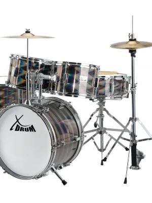 XDrum Junior Pro bicí souprava - stříbrná Vrácení Zdarma