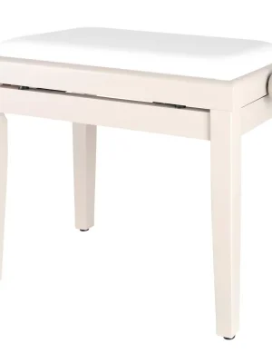 Proline klavírní stolička bílá krémová matná Aktuální