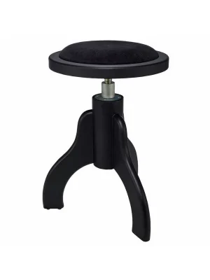 AW Klavírní stolička s kulatým sedákem - matná černá Must-Have